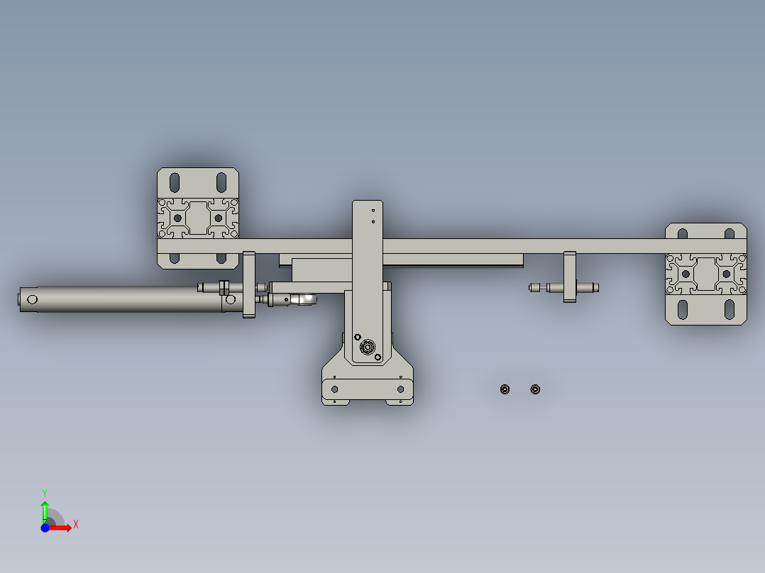 2580T铁搬运机构前视图