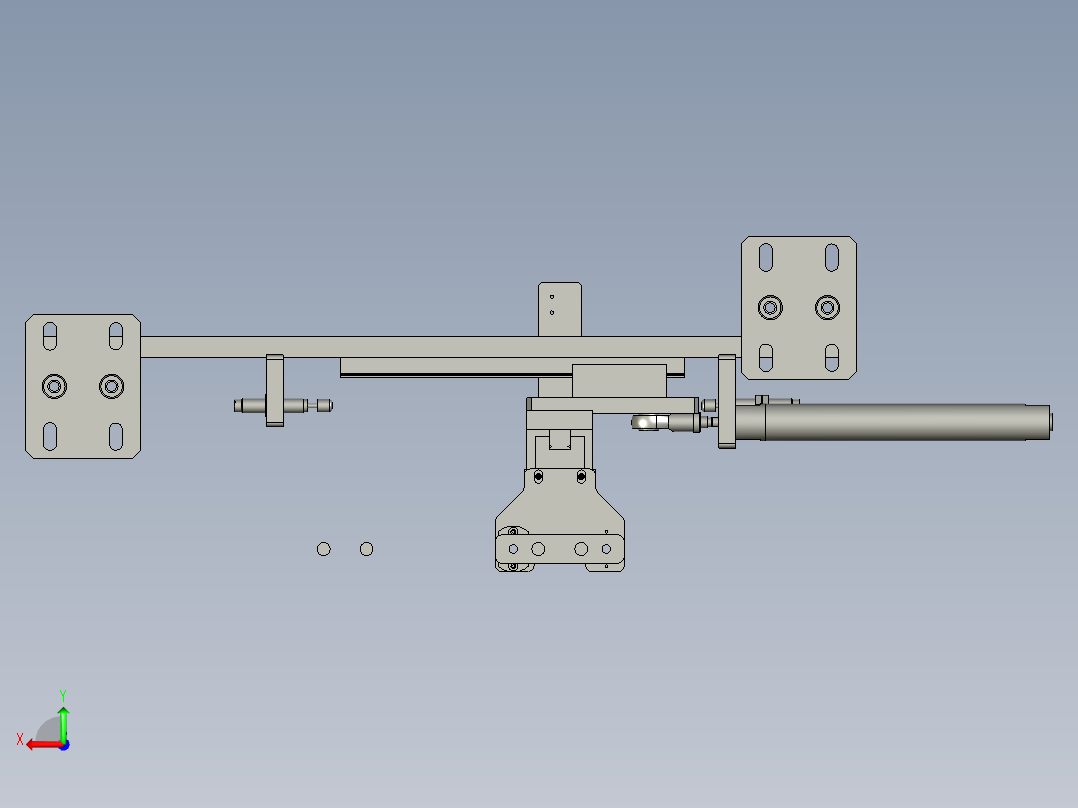 2580T铁搬运机构后视图