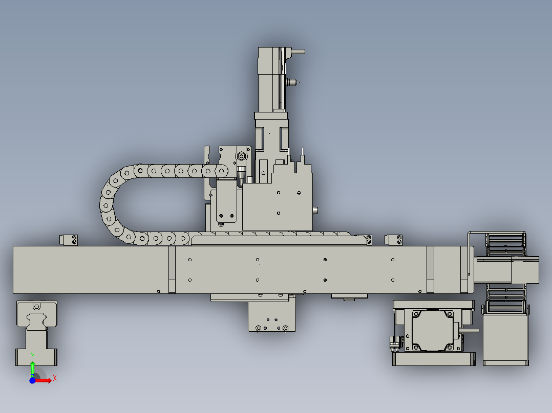 M067-贴胶机构前视图