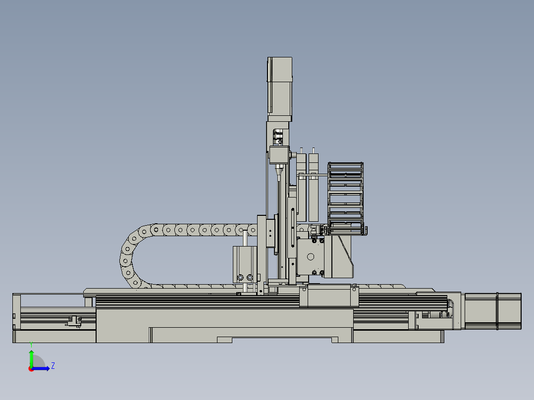 M067-贴胶机构左视图
