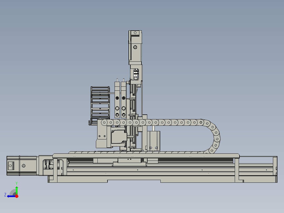 M067-贴胶机构右视图
