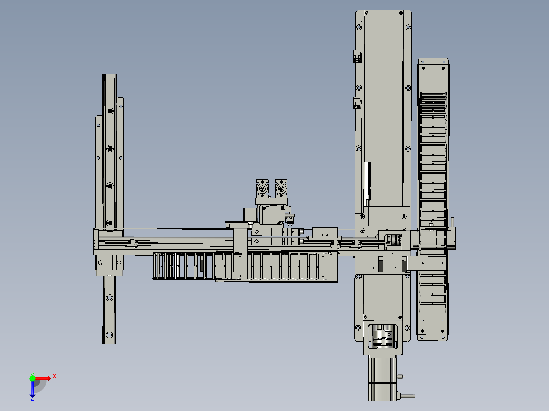 M067-贴胶机构俯视图