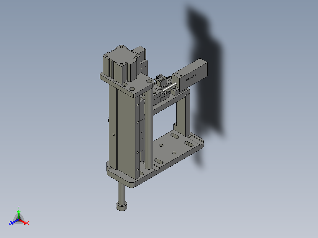 端子送料组正等轴测图