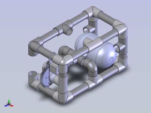 通风机正等轴测缩略图