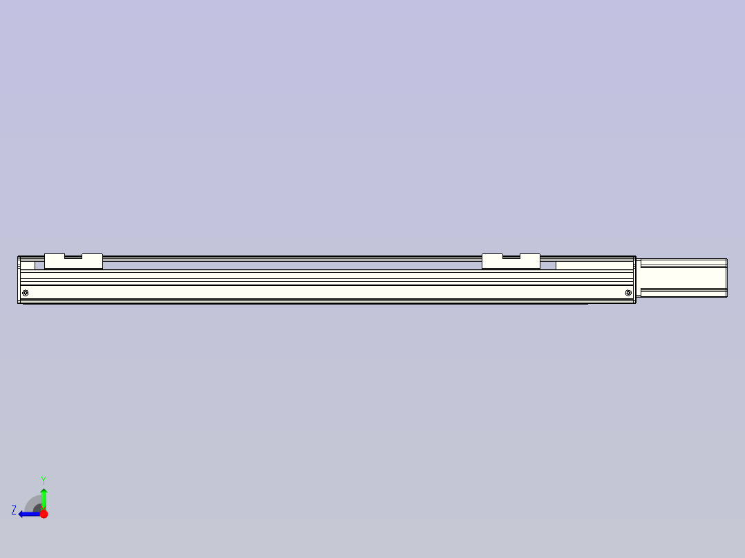 NXA5丝杆滑台，线性模组 NXA5-450-BC右视图