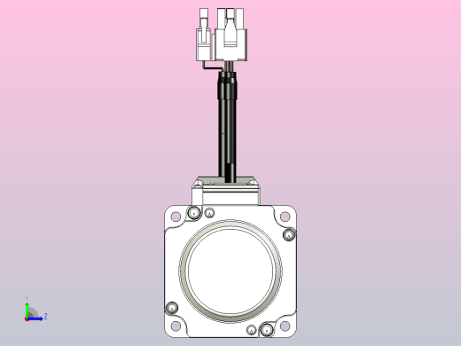 松下伺服电机 MATSUSHITA_MQMF012L1V2左视缩略图