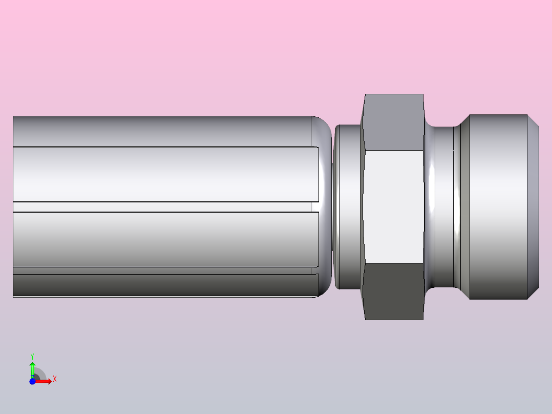 标准液压接头1D048-12-5前视图