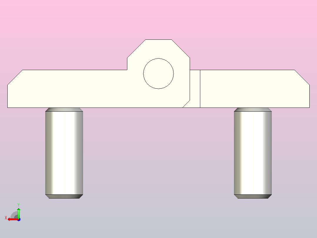 C系列外螺纹型外露式合页[PDNEC-40]后视图