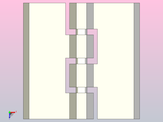 C系列外螺纹型外露式合页[PDNEC-40]俯视缩略图