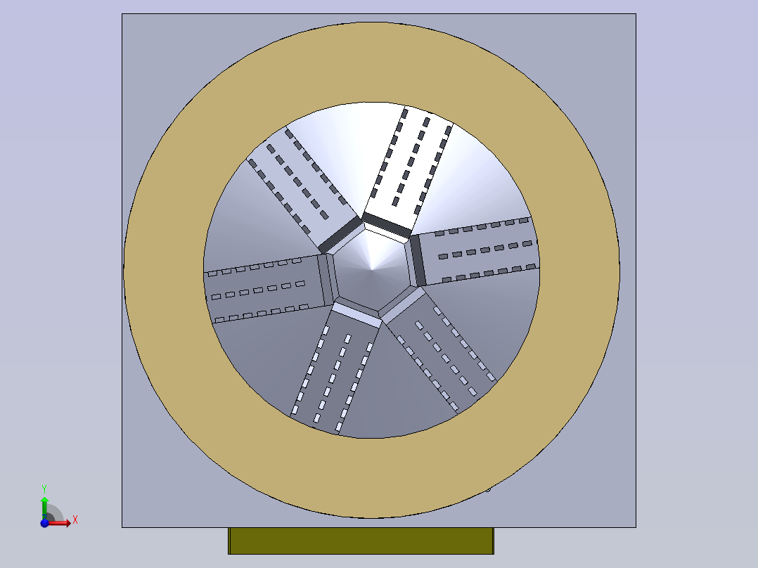 自动去鱼鳞机设计【含SOLIDWORKS】前视图