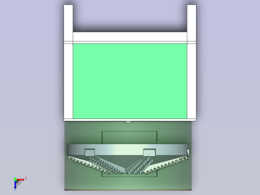 自动去鱼鳞机设计【含SOLIDWORKS】俯视缩略图