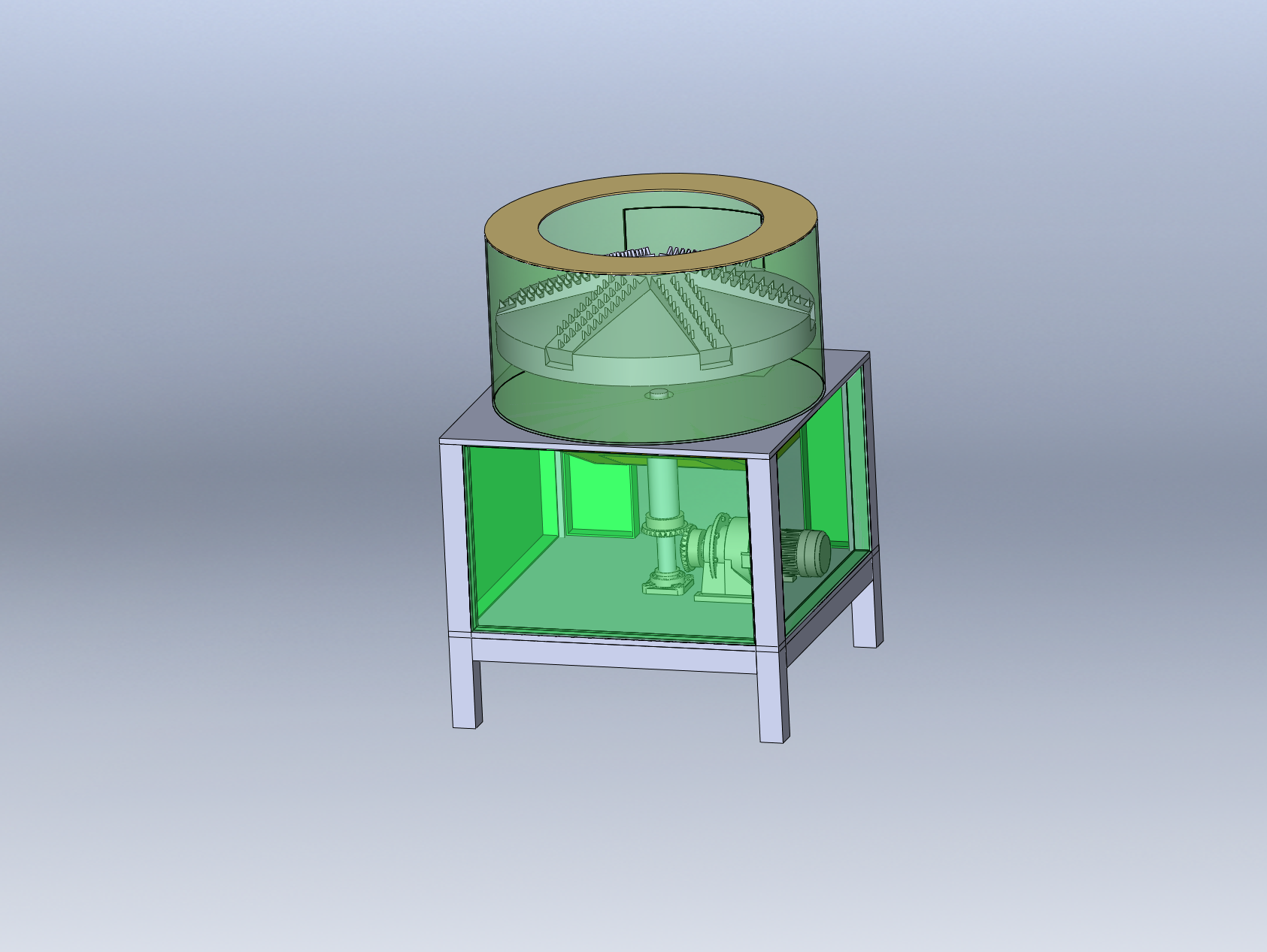 自动去鱼鳞机设计【含SOLIDWORKS】