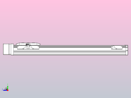 滚珠丝杠直线轴内置导轨TPA-GCR-50-1210C-L400-MR-M10-N3右视缩略图