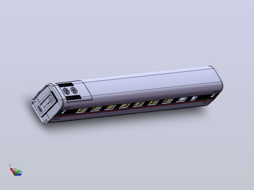 标准动车组模型 CR400AF头车模型 
