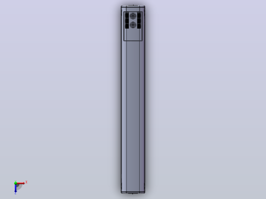 标准动车组模型 CR400AF头车模型 俯视缩略图