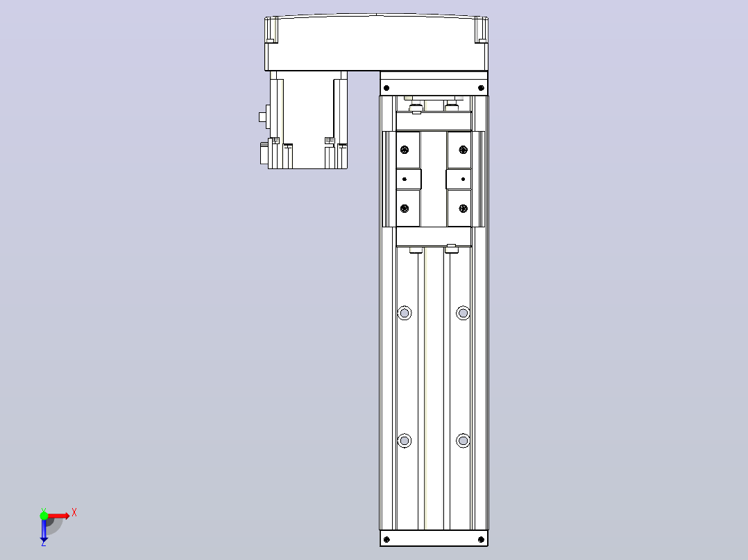 钢基模组TPA-KSR-8610C-340A1-ML-H0俯视图