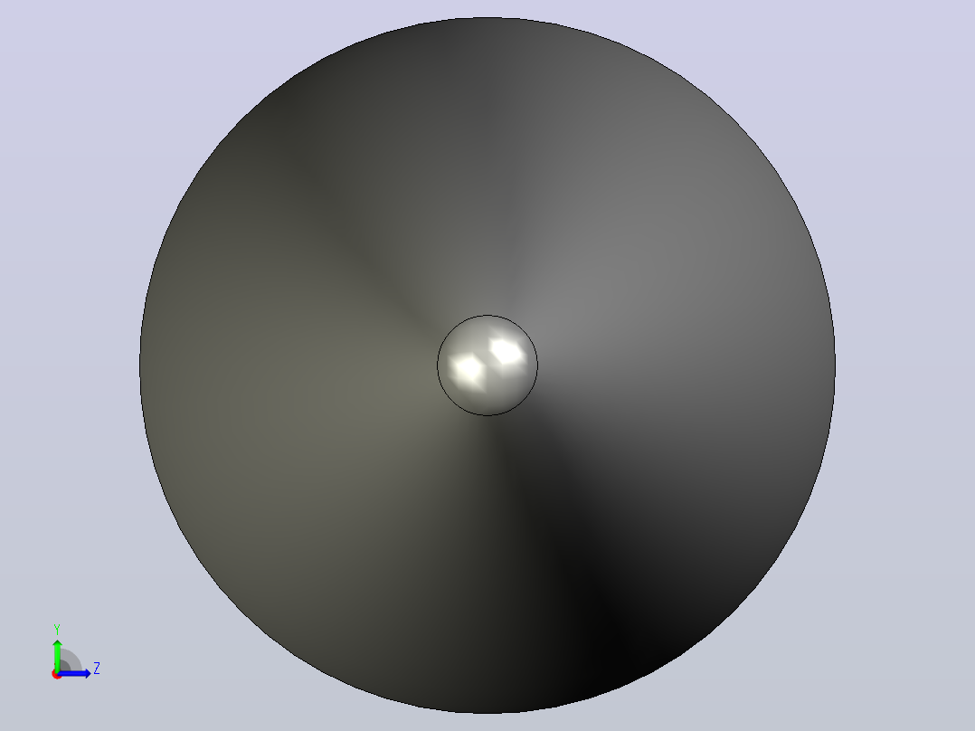 生成LV-HAACK曲线C = 1_3逐步使用SolidWorks中的方程式生成。左视图