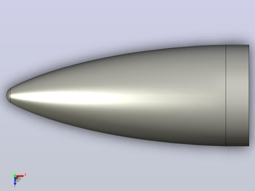 生成LV-HAACK曲线C = 1_3逐步使用SolidWorks中的方程式生成。俯视缩略图
