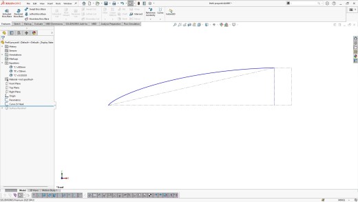 生成LV-HAACK曲线C = 1_3逐步使用SolidWorks中的方程式生成。缩略图