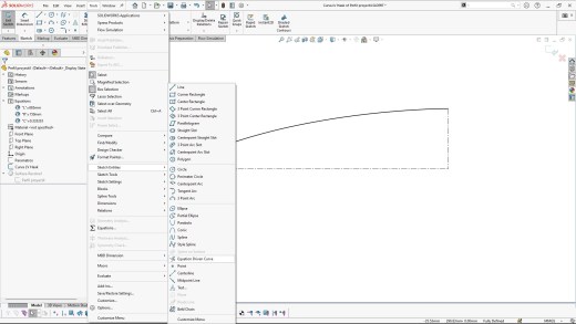 生成LV-HAACK曲线C = 1_3逐步使用SolidWorks中的方程式生成。缩略图