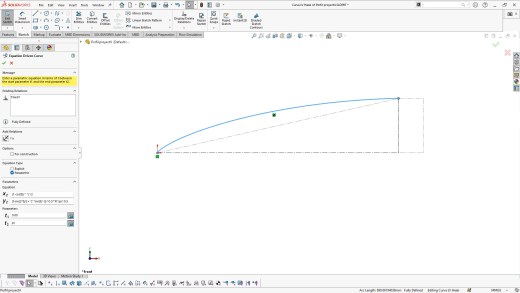 生成LV-HAACK曲线C = 1_3逐步使用SolidWorks中的方程式生成。缩略图