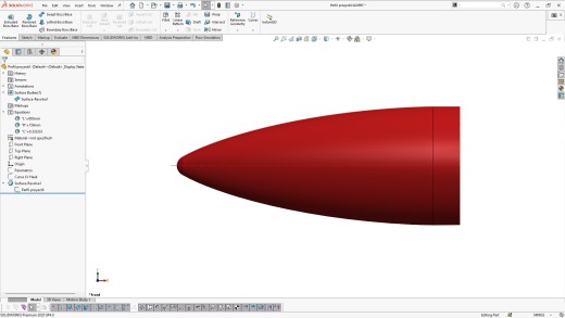 生成LV-HAACK曲线C = 1_3逐步使用SolidWorks中的方程式生成。缩略图
