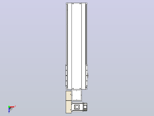 皮带直线轴半封闭可选导轨TPA-HNB-220D-176-L500-ML-C-P1K-N3俯视缩略图