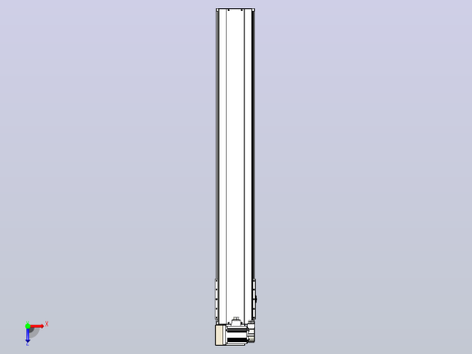 皮带直线轴半封闭可选导轨TPA-HNB-220D-176-L1400-LU-C-P1K-N3俯视缩略图
