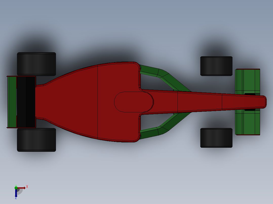 F-1 一级方程式赛车俯视图