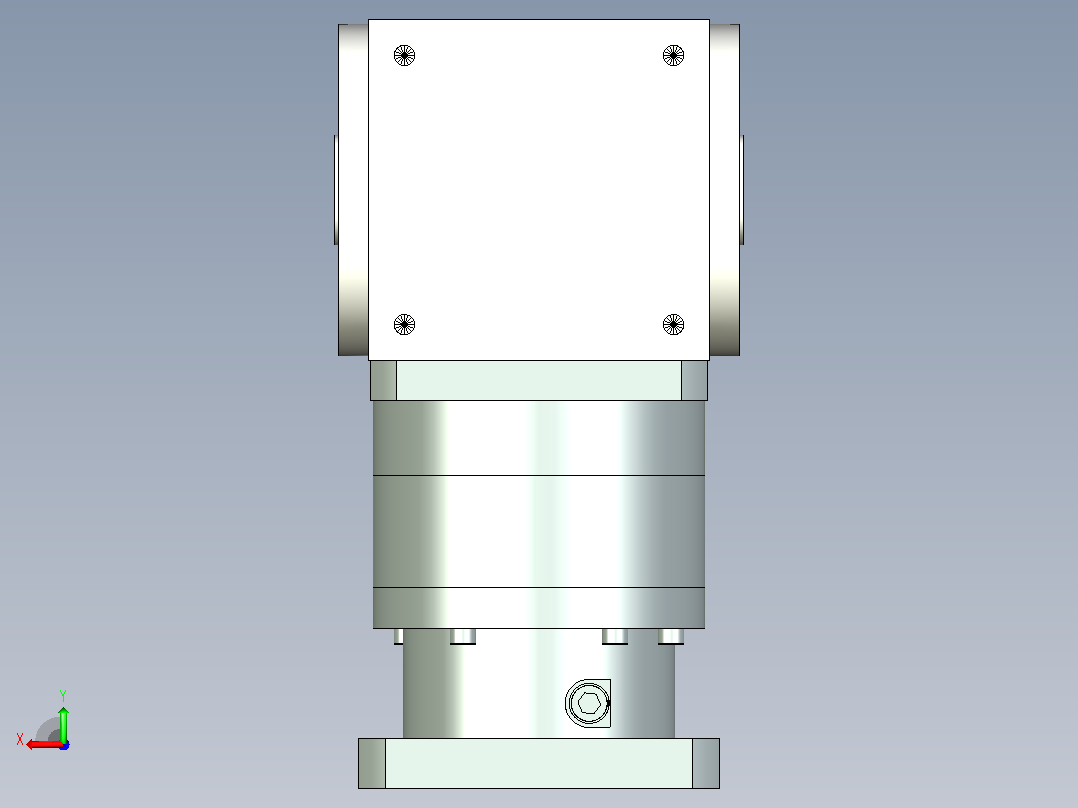 PW170双孔 PLF160-L1 35-114.3-200-M12换向器后视图