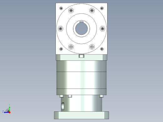 PW170双孔 PLF160-L1 35-114.3-200-M12换向器右视缩略图