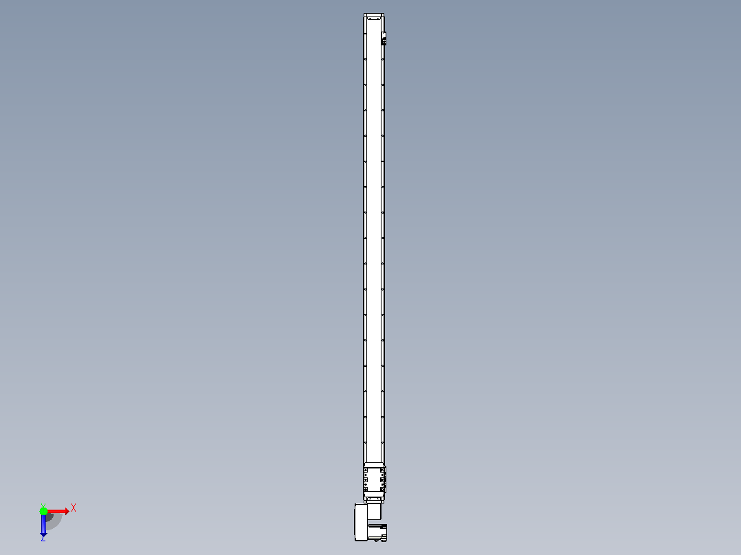 机器人皮带驱动直线轴TPA-GCB-80-P60-L1700-QL-M20-N3俯视图