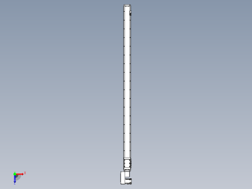 机器人皮带驱动直线轴TPA-GCB-80-P60-L1700-QL-M20-N3俯视缩略图
