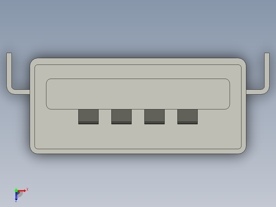 沉板USB(1)俯视图