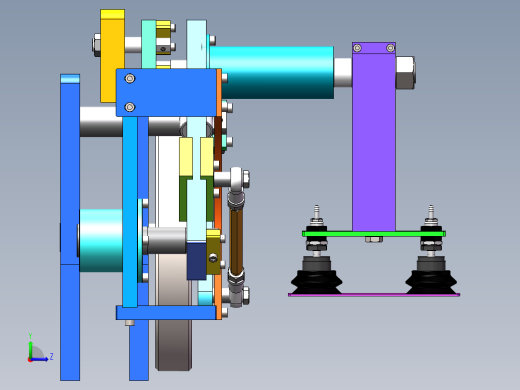 90度翻转结构sw20可编辑左视缩略图