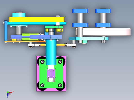 90度翻转结构sw20可编辑俯视缩略图
