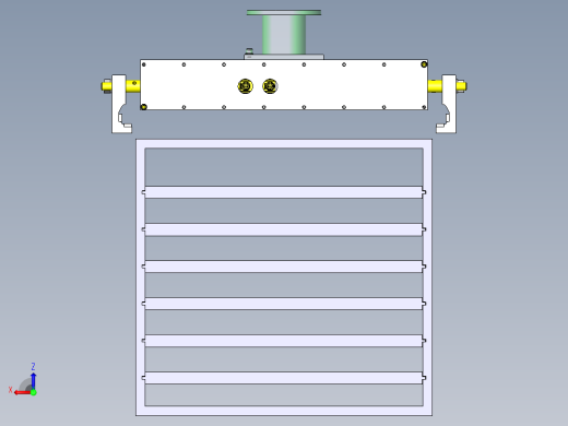 重型工件的夹紧机构后视缩略图