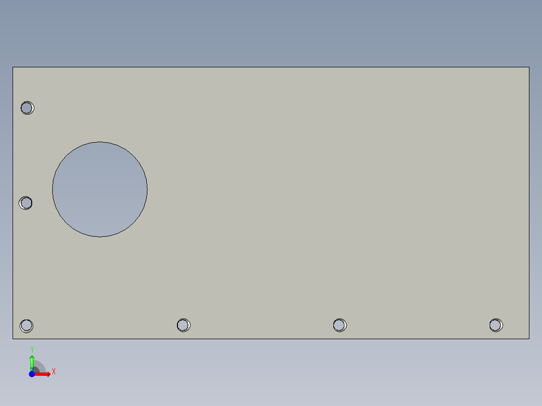 刀架溜板机械加工工艺规程（cad+pro+说明书）前视图