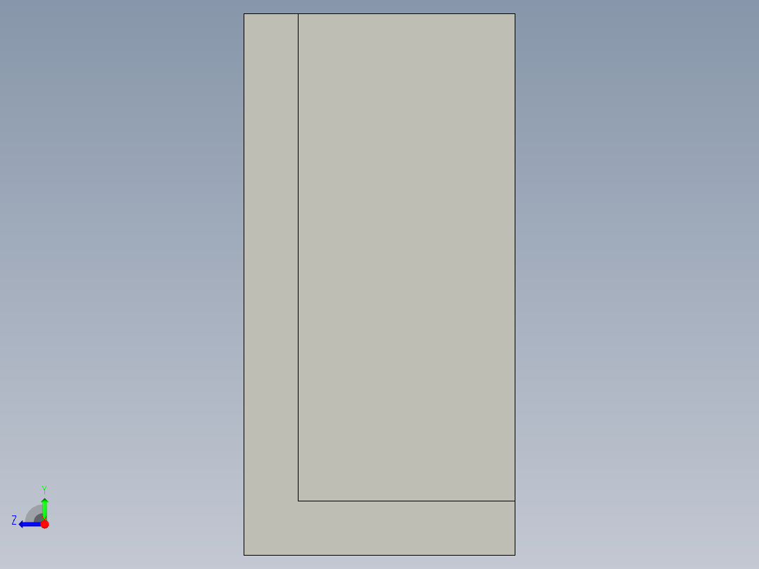 刀架溜板机械加工工艺规程（cad+pro+说明书）右视图