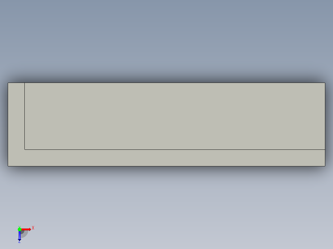 刀架溜板机械加工工艺规程（cad+pro+说明书）俯视图