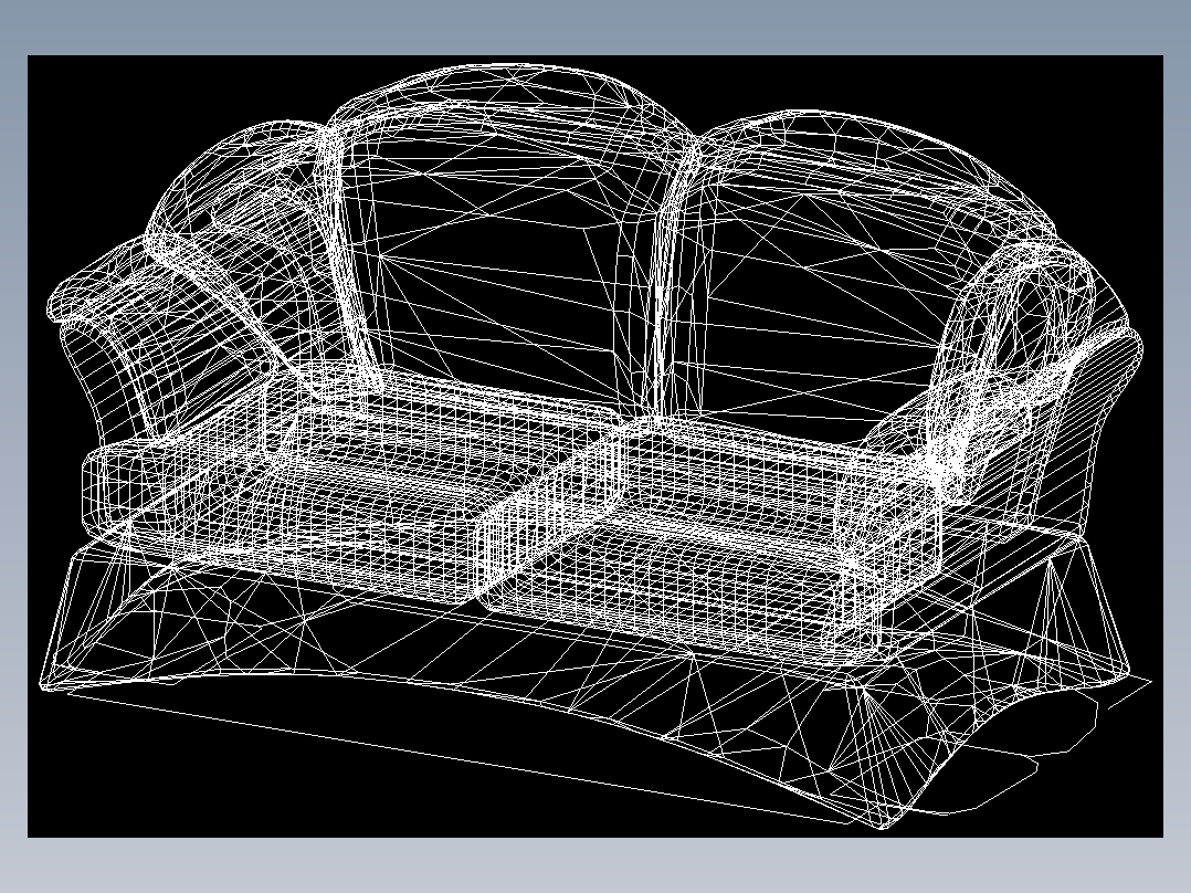 室内家具和灯具等的模型十二-K-S40-2