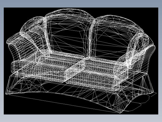 室内家具和灯具等的模型十二-K-S40-2