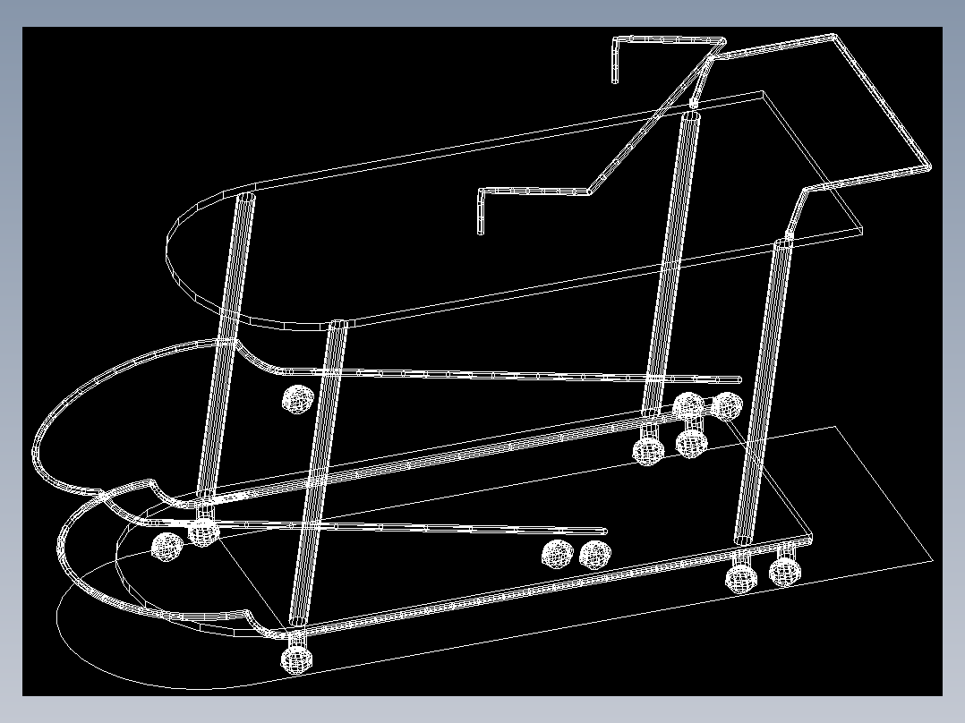室内家具及植物的维模型十二-B079