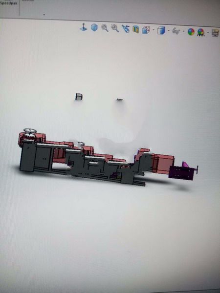 挖掘机行走架马达壳组对工装（SW含图纸格式