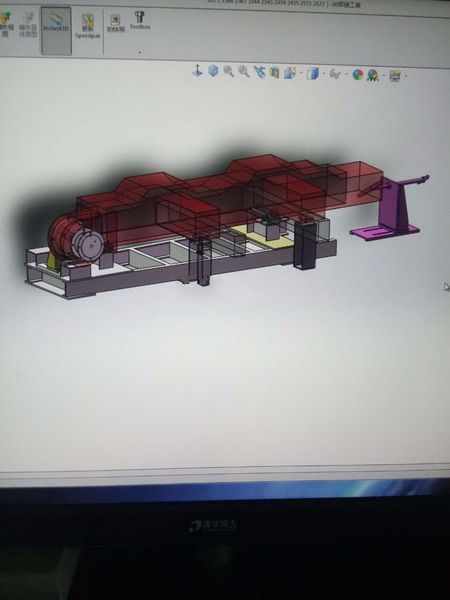 挖掘机行走架马达壳组对工装（SW含图纸格式
