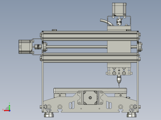 D41 数控雕刻机的3D图后视缩略图