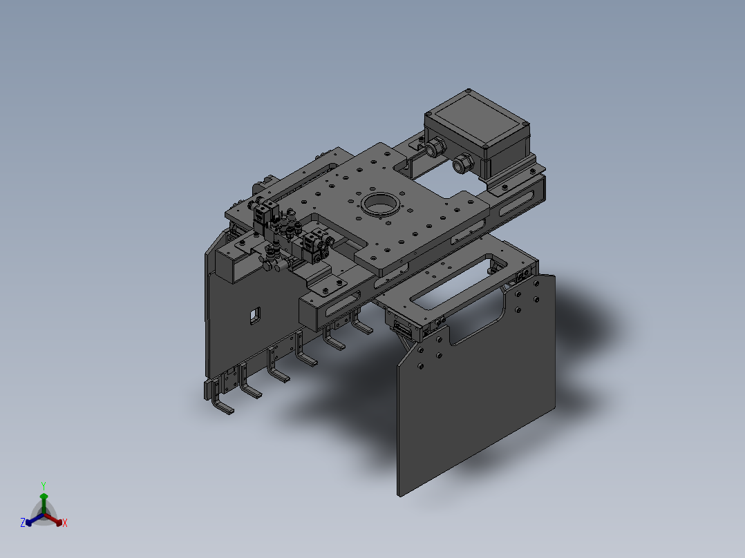 抓手正等轴测图