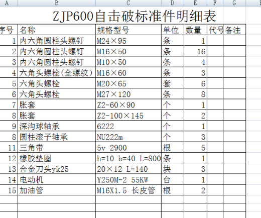 600自击式破碎机（精品全套CAD详细图）缩略图