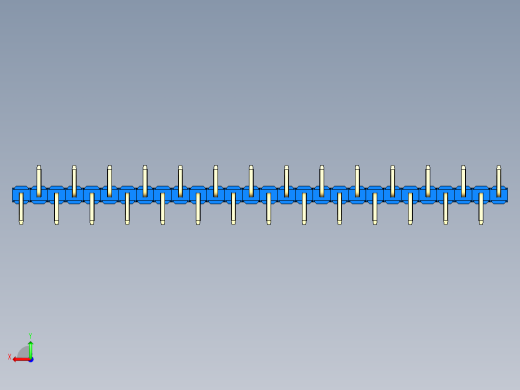 彩色公排针 100mil 2.54mm 系列-DS1022_blue_28p_100mil_Type_SMT_R1_rev1.0后视缩略图