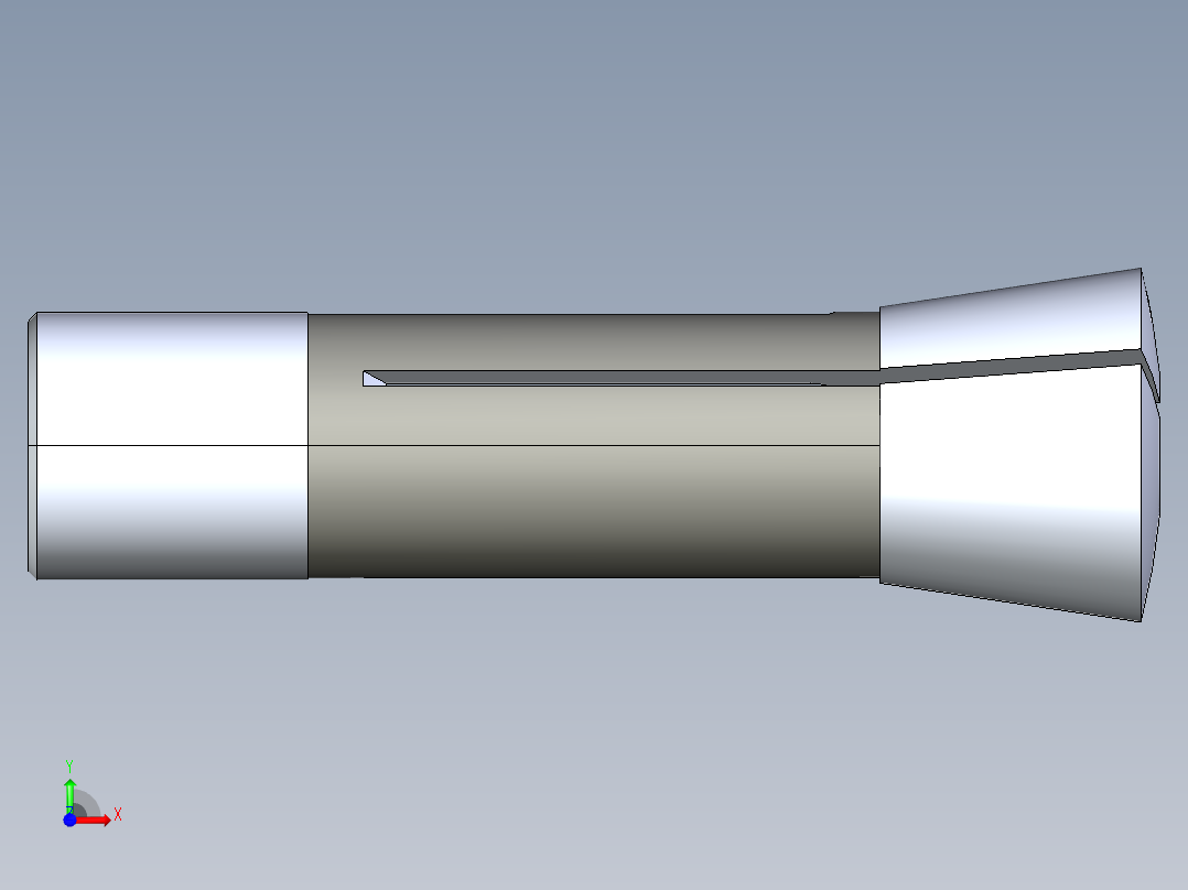 R8-夹头组-R8 COLLET 0.500.STEP前视图
